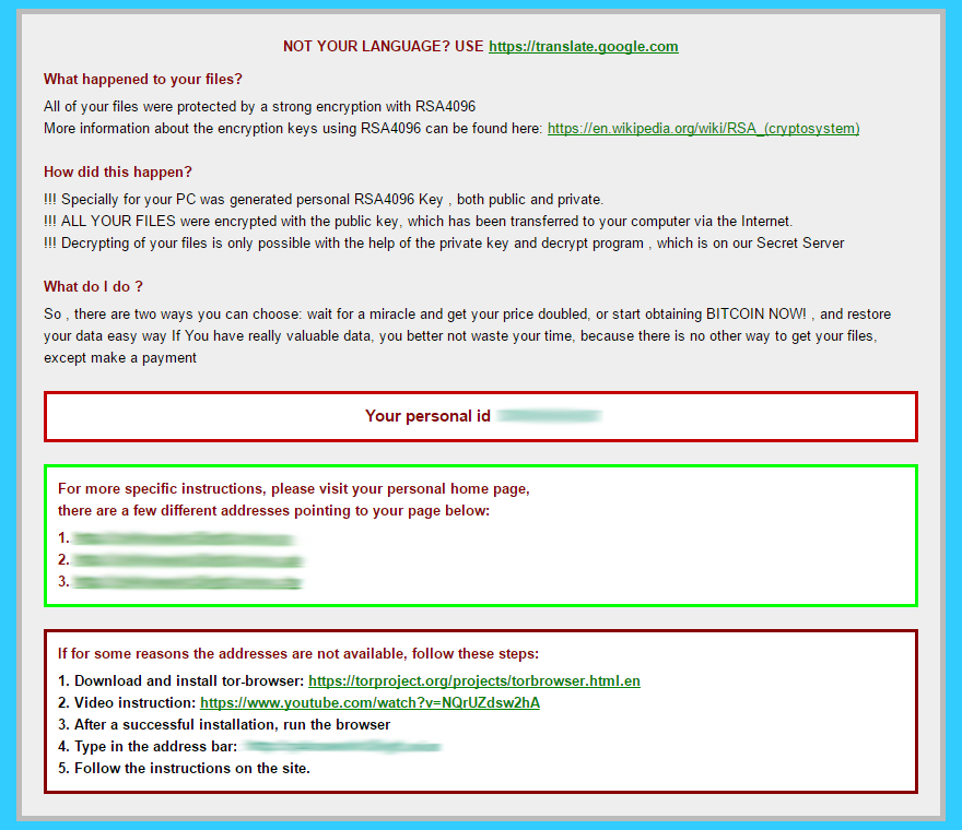 Documento de_crypt_readme.html con instrucciones de recuperación Documento de_crypt_readme.html con instrucciones de recuperación