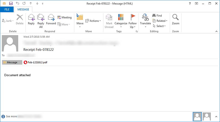 Correo no deseado difundiendo el ransomware GandCrab Correo no deseado difundiendo el ransomware GandCrab
